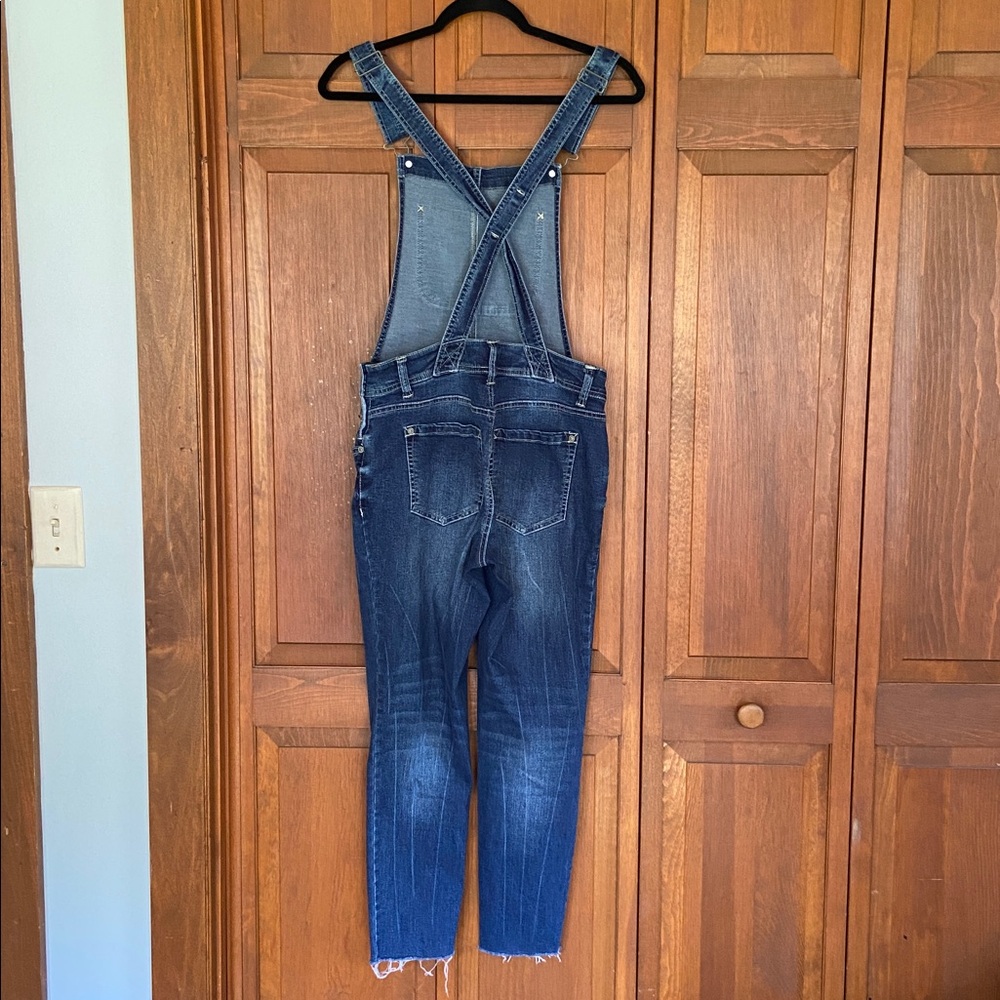 Wallflower Blue Denim Women Jeans Overalls Size Medium - Picture 5 of 16